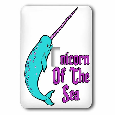 Design Public Outlet - 3dRose Funny Cute Narwhal Unicorn Of The Sea Fantasy Animal Design, 2 Plug Outlet Cover