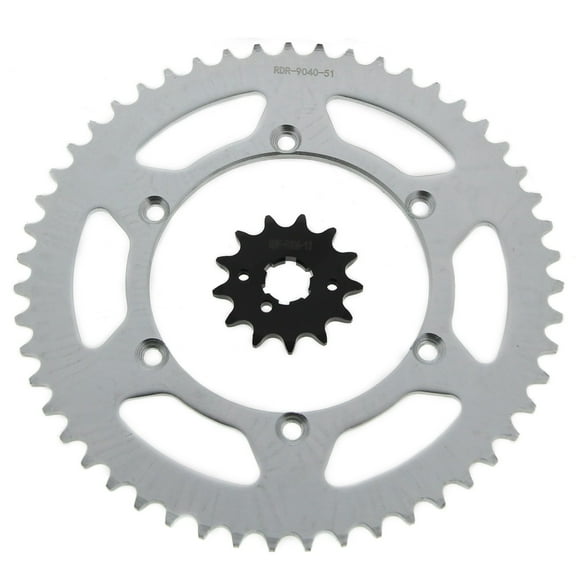 1997 1998 1999 Kawasaki KLX300 13 Tooth Front and 51 Tooth Rear Sprocket