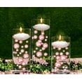100 Floating Light Pearls with Matching Sparkling GemsLarge SizesFills 2 Gallons of The
