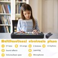 thumbnail image 3 of Mymisisa Piano Clavier pour Enfants Instrument de Musique Multifonctionnel avec Support et Microphone, 3 of 9