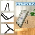 thumbnail image 3 of DAJAVE 20 Pack 6 Inch Plate Stands for Display, Metal Plate Holders Display Stands, Black Frame Holder Stand for Picture, Book, Decorative plate, Picture easel, Tabletop Art, 3 of 7
