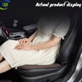 thumbnail image 3 of Car Seat Cushion Set( Front&Rear&Backrest Seat Cushion), With Ice Silk Touch, Lightweight And Breathable, Moisture-wicking And Sweat-absorbing, Suitable For Most Car Seats, All-Season, Black, 3 of 17
