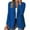 Blue, variant on Baberdicy Womens Suit Women's Casual Solid Color Suit Jacket Lapel Keep Warm and Slim Loose Long Sleeve Fashion Cardigan Coat Womens Blazer Beige
