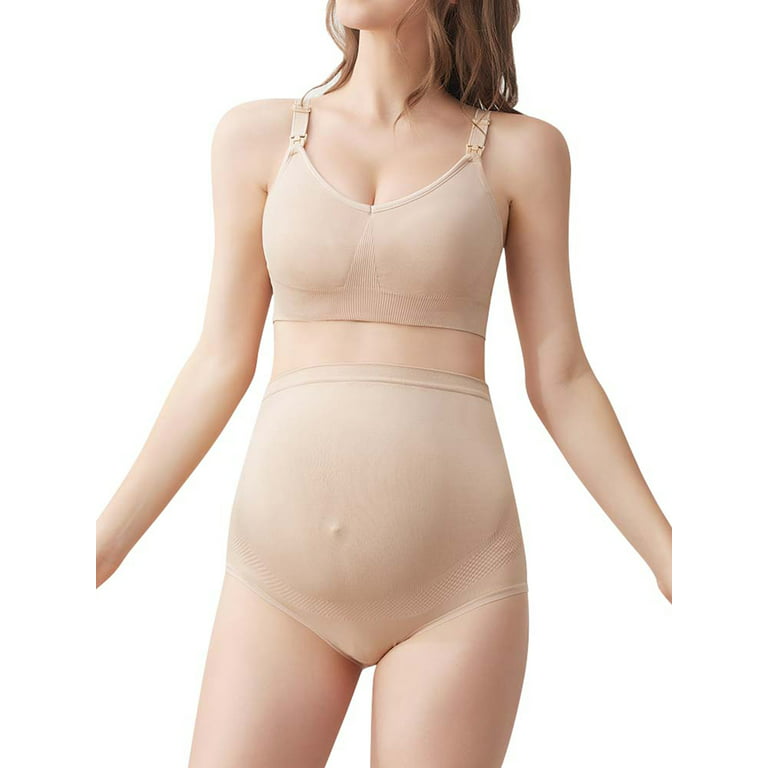 2Pcs/pack Pregnant Women Underwear Set Panty Comfortable Cotton Maternity  Panties High Waist Breathable Underpants For