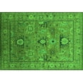 thumbnail image 1 of Ahgly Company Indoor Rectangle Oriental Green Industrial Area Rugs, 3' x 5', 1 of 4