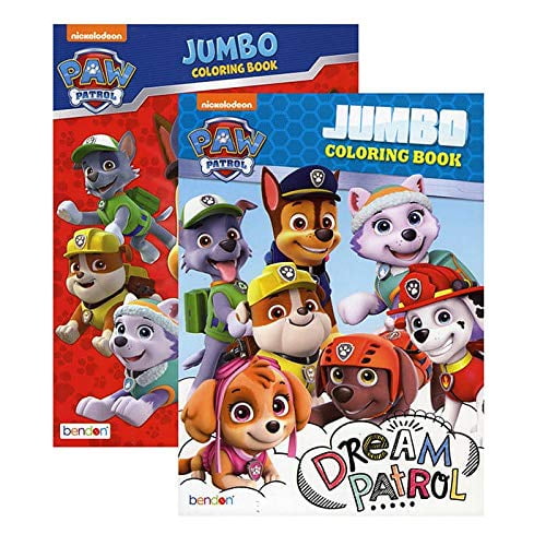 Libro para colorear Bendon Paw Patrol Jumbo con 80 páginas