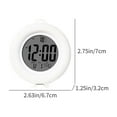 thumbnail image 3 of ufehgfjh,Digital Electronic Clock LED Display Electronic Clock Stereo Digital Display Snooze Alarm Clock 12/24H Switching Countdown Time, 3 of 7