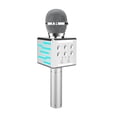 thumbnail image 1 of Micrófono inalámbrico para grabación de canto Luces LED Micrófonos BT de mano Micrófono de karaoke Irfora Micrófono inalámbrico, 1 of 7
