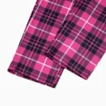 thumbnail image 4 of PatPat Women Pajamas Pants Christmas Plaid Plus Pj Pants Comfy Casual Sleep Bottom with Pockets, Hot Pink, 4 of 8
