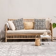 thumbnail image 2 of Throw Pillow Cushion Covers Square 18x18 Inch Gray Geometric Cotton Decor Embroidery Square Pillow Sham for Couch Bed Sofa Patio, 2 of 6