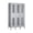 Gray, variant on Extra Wide Vented Metal Locker - Blue - 45in. W x 78in. H x 18in. D