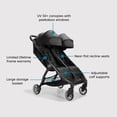 thumbnail image 6 of Baby Jogger City Tour 2 Double Stroller, Pitch Black, 6 of 7