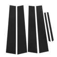 thumbnail image 1 of Pillar Post Trim,6Pcs Car Side Door Window Pillar Decal Trim B Pillar Cover Trim Proven Performance, 1 of 5