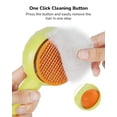 thumbnail image 2 of Emlimny Pet Grooming Brush for Cats and Dogs, Self-Cleaning Slicker Brush for Removes Mats, Tangles, and Loose Hair, Shedding Brush for Short or Long Haired Cats/Dogs (Donut), 2 of 6