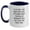 White/Navy, variant on Funny Sales Manager Gifts from Friends - Try Doing What Your Sales Manager Told You To Do The First Time. Two Tone Coffee Mug for Graduation