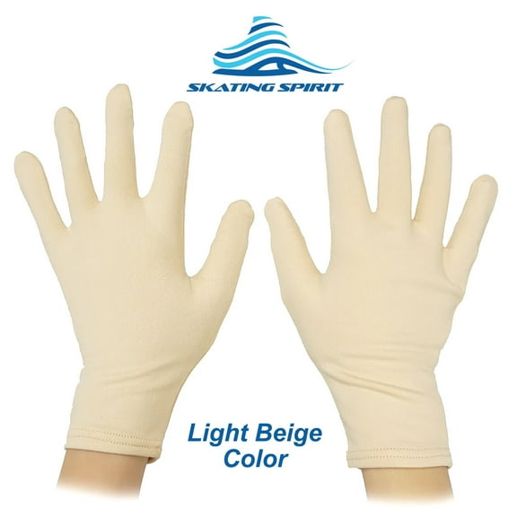 SKATING SPIRIT Figure Skating Competition Gloves, Dance Gloves (1 Pair) - for Performance Testing Show