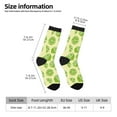 thumbnail image 2 of Bingfone Compression Socks for Women and Men Long Socks for Running Athletic Cycling Nurse- Various Lemons, 2 of 6