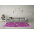 thumbnail image 3 of Ahgly Company Indoor Rectangle Medallion Purple Traditional Area Rugs, 4' x 6', 3 of 4