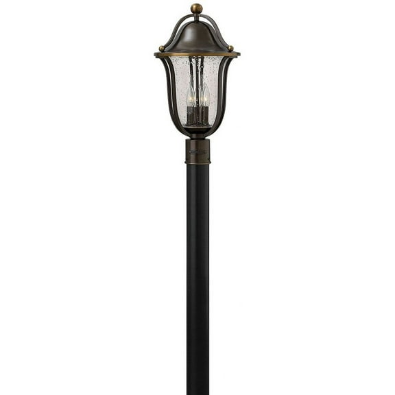 Hinkley Lighting - Bolla - Three Light Outdoor Post Lantern in Transitional