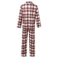 thumbnail image 7 of VNKIDY Men Xmas Family Matching Pajamas For Men Long Sleeve Crewneck Top Pants Two Piece Printed Sleepwear Homewear Holiday Nightwear Casual Pjs, 7 of 7