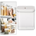 thumbnail image 3 of Contenedor de almacenamiento de alimentos con tapa de cierre, transparente, apilable, para el hogar, 800 ml 800ML, 3 of 9