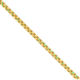 thumbnail image 2 of 10K Solid Yellow Gold 0.7mm Box Link Chain Necklace, 2 of 4