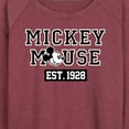 thumbnail image 3 of Mickey & Friends - Mickey Mouse Est. 1928 - Women's Lightweight French Terry Long Sleeve Shirt, 3 of 5