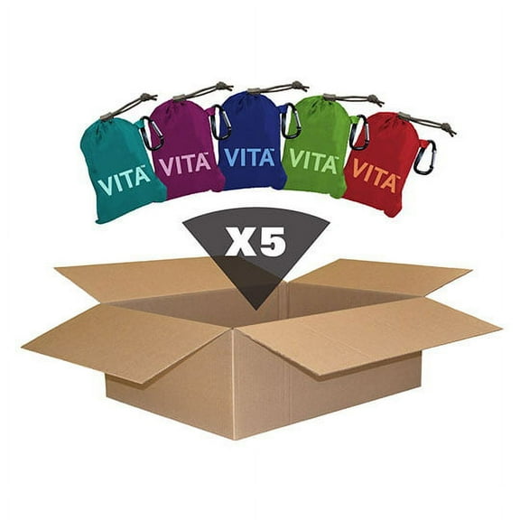 Chicobag 233238 Assorted Colors Vita 25 Pack Reusable Shopping Bags