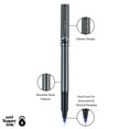 thumbnail image 3 of uniball Deluxe Rollerball Pens, Micro Point (0.5mm), Blue Ink, 12 Count, 3 of 6