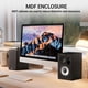 thumbnail image 3 of Edifier R990BT Bluetooth Active Bookshelf Speakers 2.0 (Black), 3 of 7