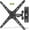 Black, variant on monTEK Full Motion TV Wall Mount for 13 –43" TVs, Articulating Swivel Bracket with Cable Management, VESA up to 200x200mm, 44 lbs Capacity