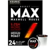 Maxwell House Max Boost Medium Roast K-Cup Coffee Pods - Experience a Powerful Kick of 1.75X More Caffeine! 24 Ct Box.
