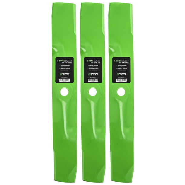 8ten Lawnrazor Mower Blade For John Deere Lx280 Z425 Z45 X524 1025r X340 2210 M143520 54 Inch Deck Medium Lift 3 Pack Walmart Com Walmart Com