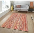 thumbnail image 4 of 2.6x8 Ft Multi & Natural Jute Area Rug, Hand-Woven, Reversible, Farmhouse Boho Style, Durable & Pet-Friendly Rug for Living Room, Dining Room, and Bedroom, 4 of 5