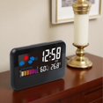 thumbnail image 4 of Adjustable Brightness Night Light Desktop Clock Temperature Humidity Monitor Adjustable Night Light Battery-Operated Clock, 4 of 9