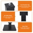 thumbnail image 4 of Aoodor Wood Pellet Heater with Rain Cap and Viewing Window for Patio Burning Flame, Portable Pellet Stove for Backyard, Camping, Beach, Garden, Balcony, 4 of 10