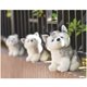 thumbnail image 3 of Animal de peluche de husky siberiano realista - Regalo de peluche para niños oso de fresa Electrónica, 3 of 5