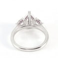 thumbnail image 6 of Oryn Jewelry 1.9 Ct Pear Cut Moissanite Ring for Women - 14K White Gold Plated Ring - Wedding Trilogy Engagement Ring - Three Stone Moissanite Ring Design, 6 of 6