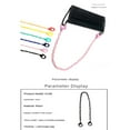 thumbnail image 3 of New Adjustable Acrylic Mask Lanyard Mask Storage Artifact Portable Mask Storage Chain Student Chains For Storing Masks Holder Navy Blue, 3 of 5