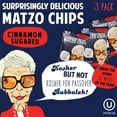 thumbnail image 5 of The Matzo Project Matzo Chips, Cinnamon Sugar, Kosher (But Not Kosher for Passover), Vegan, Nut-Free, No Trans Fat, Nothing Artificial, 6 oz, 5 of 7