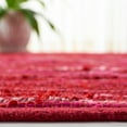 thumbnail image 5 of SAFAVIEH Rag Fergal Striped Cotton Runner Rug, Red/Multi, 2'3" x 12', 5 of 12