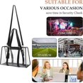 thumbnail image 6 of Clear Tote Bag for Women - Clear Bag for Stadium Events with Adjusted Strap, Clear Crossbody Shoulder Bag for Work, Office, 6 of 6