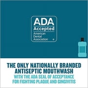 Listerine Cool Mint Antiseptic Mouthwash for Bad Breath, Plaque and Gingivitis, 1.5 L