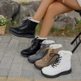 thumbnail image 6 of SACFOF Snow Boots for Women - Waterproof Booties with Warm Fur Lined Lace-up Shoes for Winter Outdoor, 6 of 6