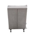 thumbnail image 4 of SYNGAR Chaise Lounge Chair Indoor, Modern Linen Chaise Lounges with Massage and Ergonomically 140° Backrest, Side Pocket, Leisure Sofa Upholstered Couch for Living Room Bedroom, Blue, 4 of 9