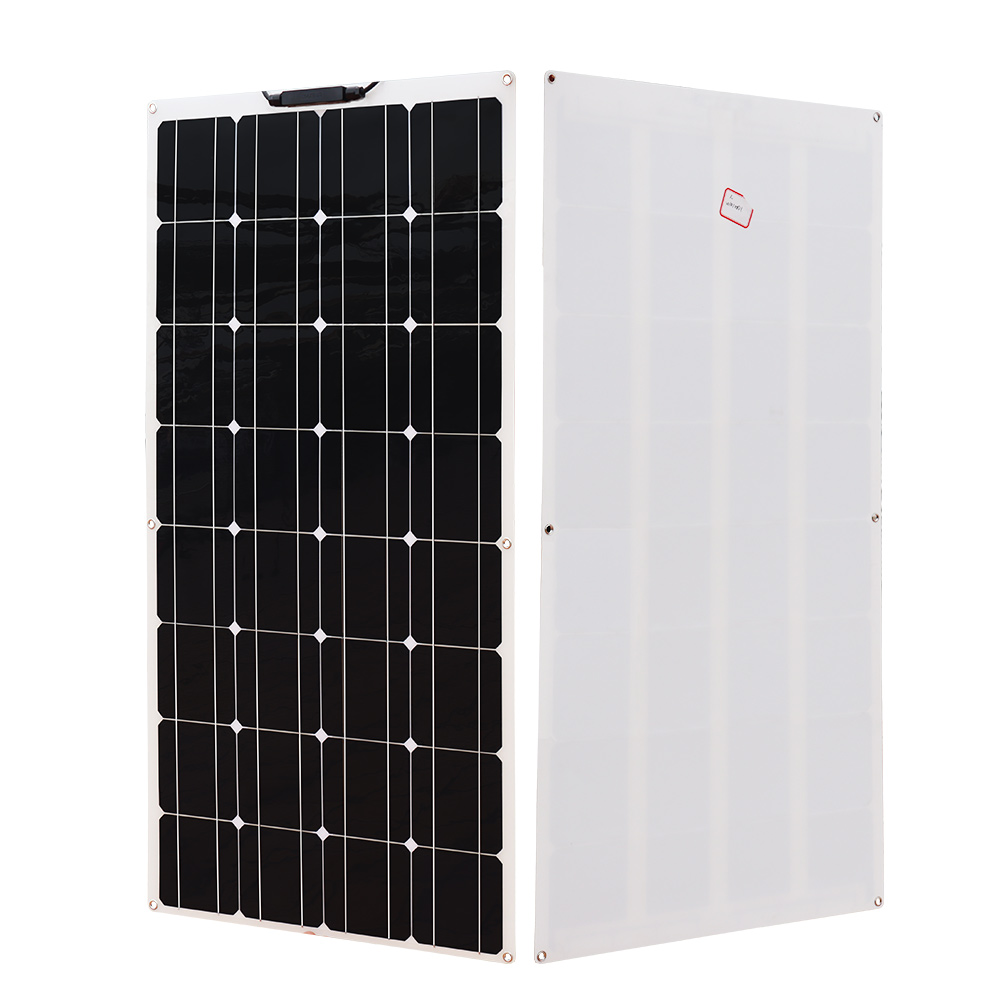 XINPUGUANG 200W Flexible Solar Panel 2X100W Monocrystalline Solar Charging for RV Boat Camping