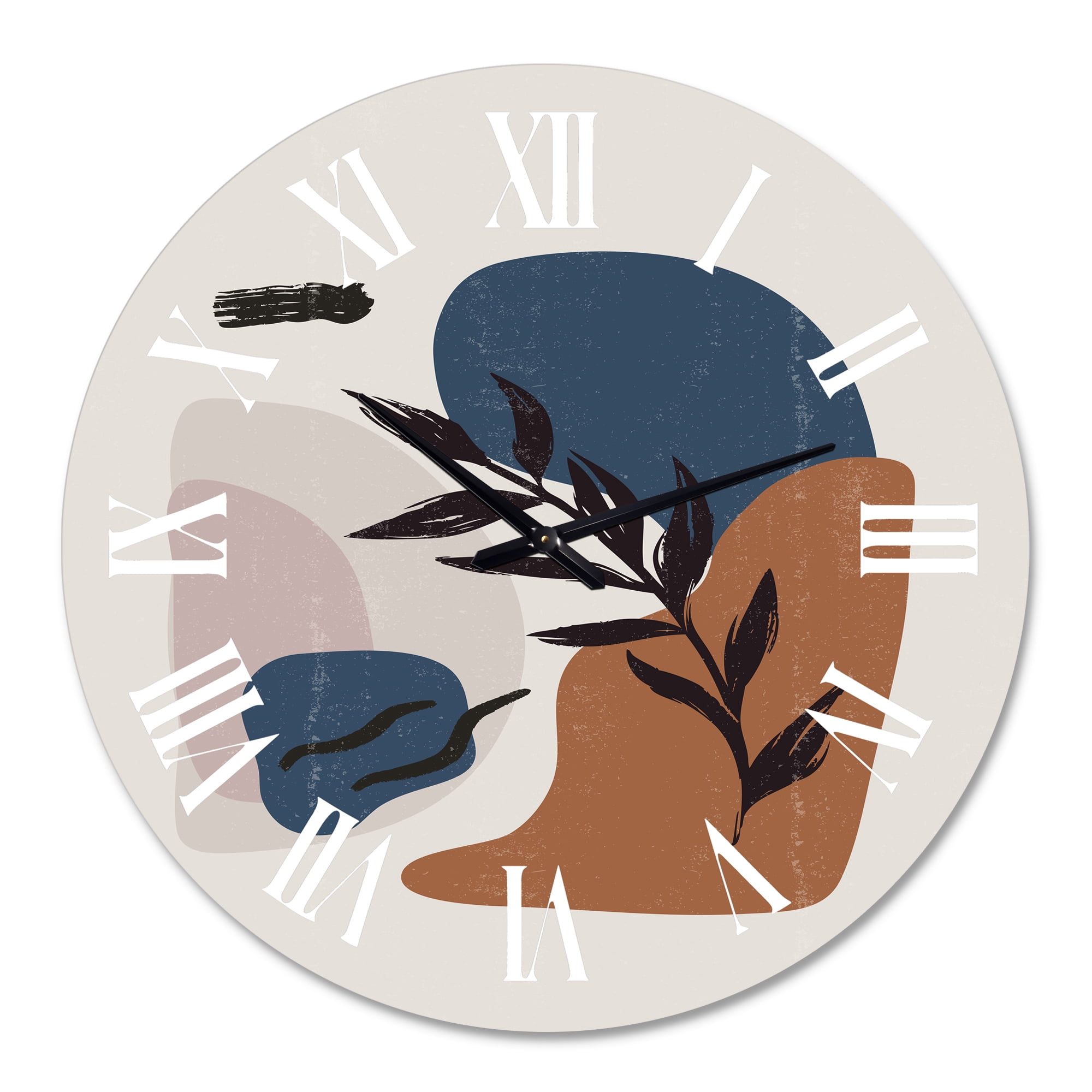 Designart 1 in Modern,Contemporary Wall Clock