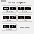 thumbnail image 4 of Afinador de guitarra con clip, recargable, Aroma, fácil de leer, TFT, 4 of 9