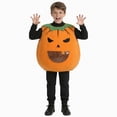 thumbnail image 6 of NOLDARES Halloween Pumpkin Costume for Kids 2PCS Set with Hat. Perfect for Kids Dress Up Parties and Trick or Treat(Orange,6-7 Years), 6 of 9