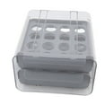 thumbnail image 4 of Cajón para Huevos Nikou Doble Capa Transparente 32 Rejillas Gran Capacidad Color Gris, 4 of 15